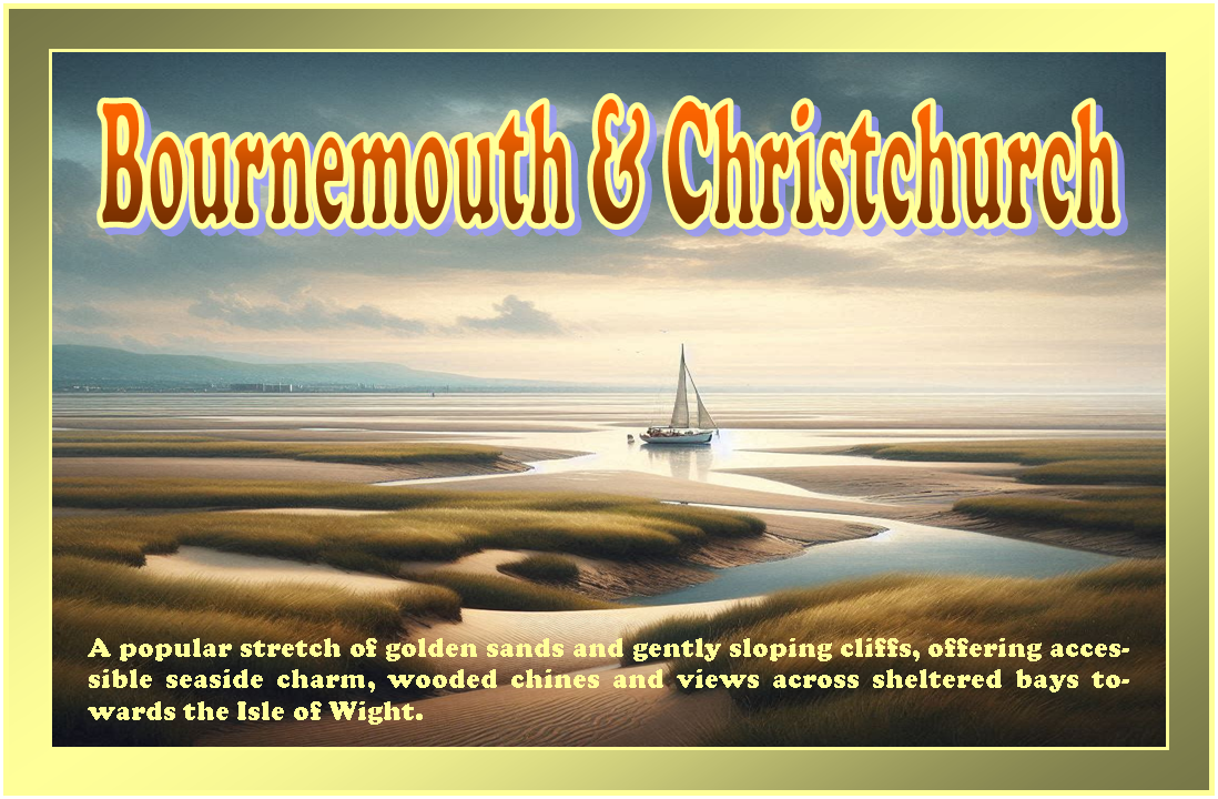 Bournemouth Christchurch Postcard