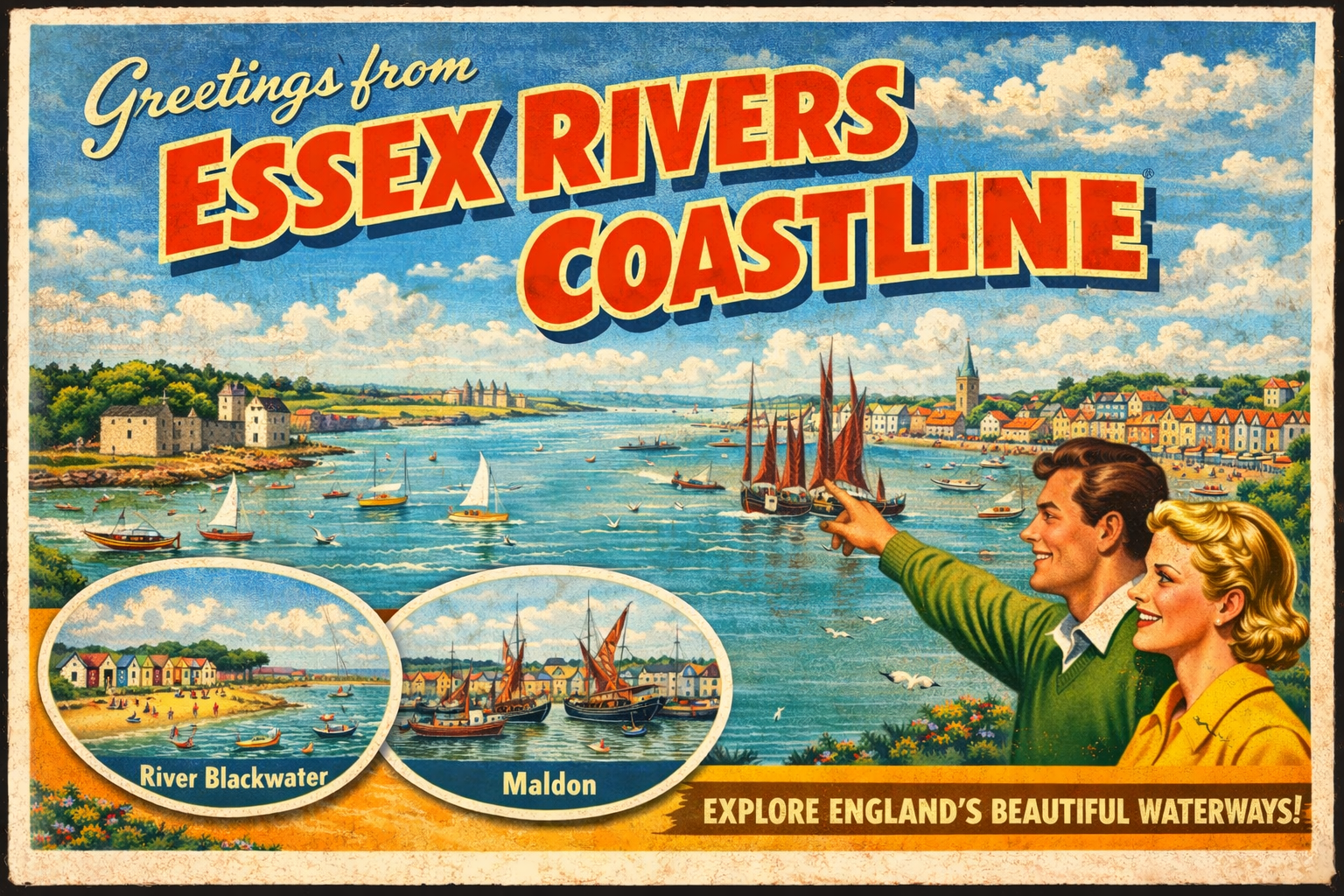 Essex Rivers Postcard