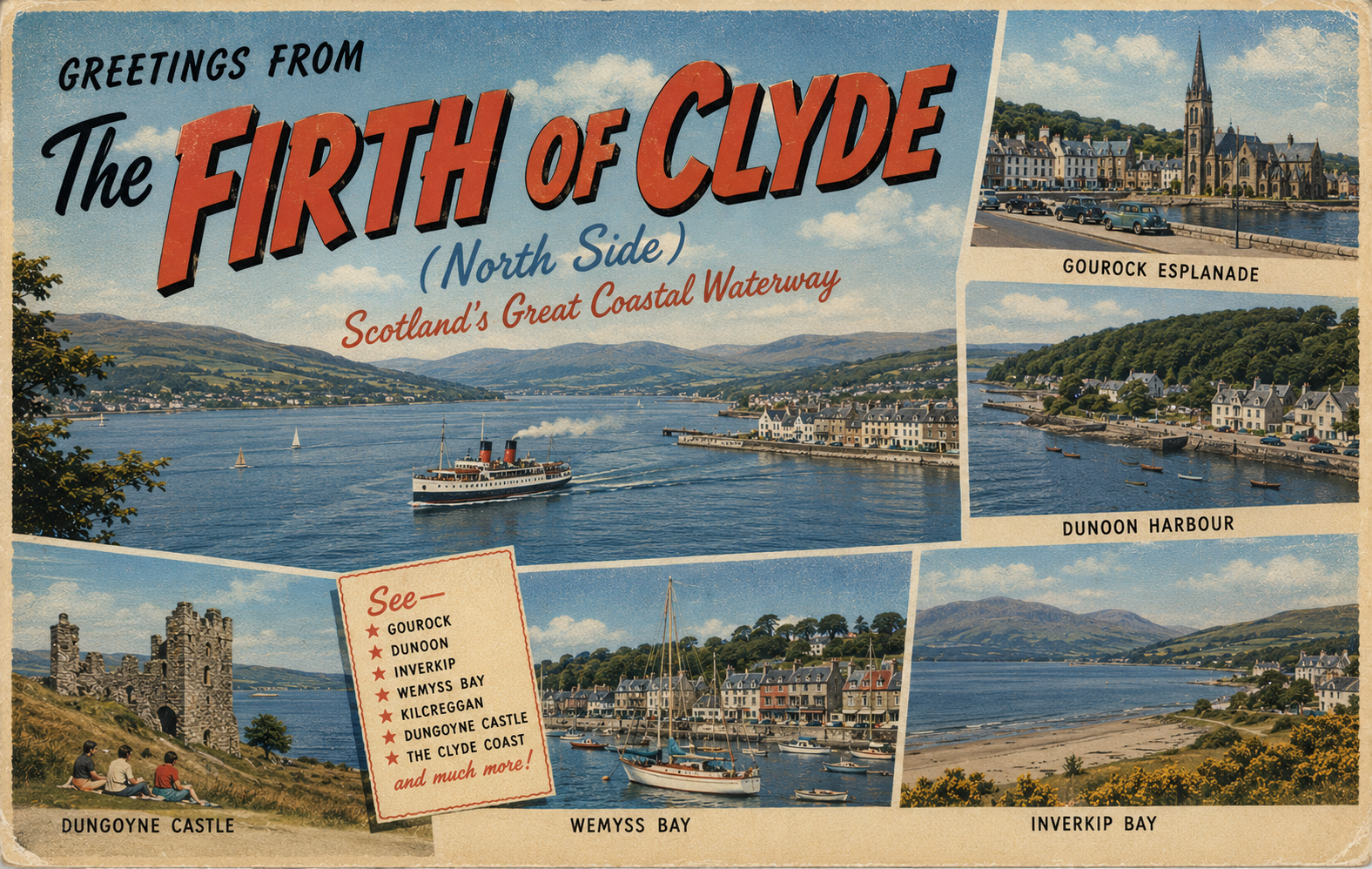 North Firth of Clyde Postcard
