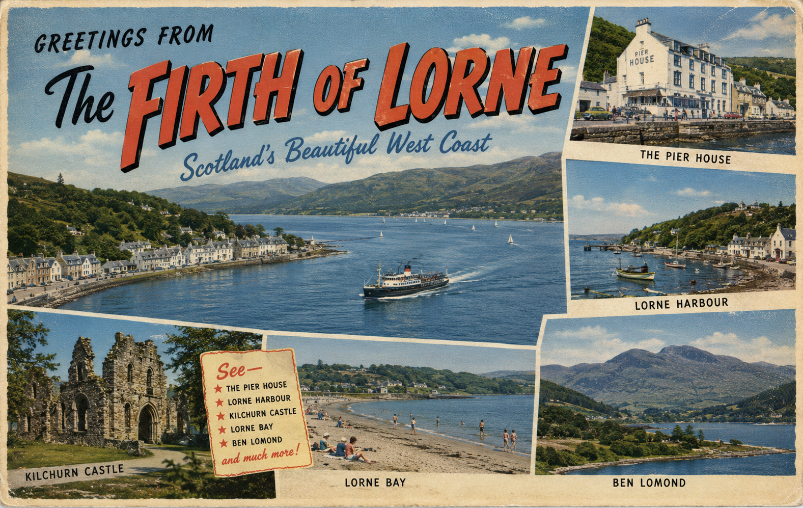 Firth of Lorne Postcard
