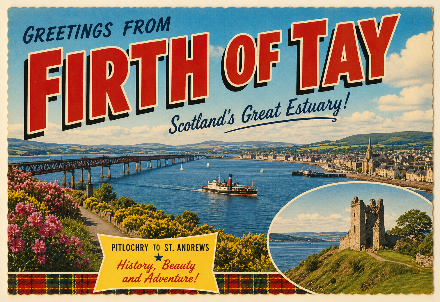 Firth of Tay Postcard