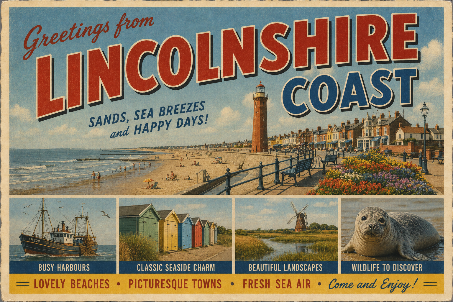 Lincolnshire Postcard