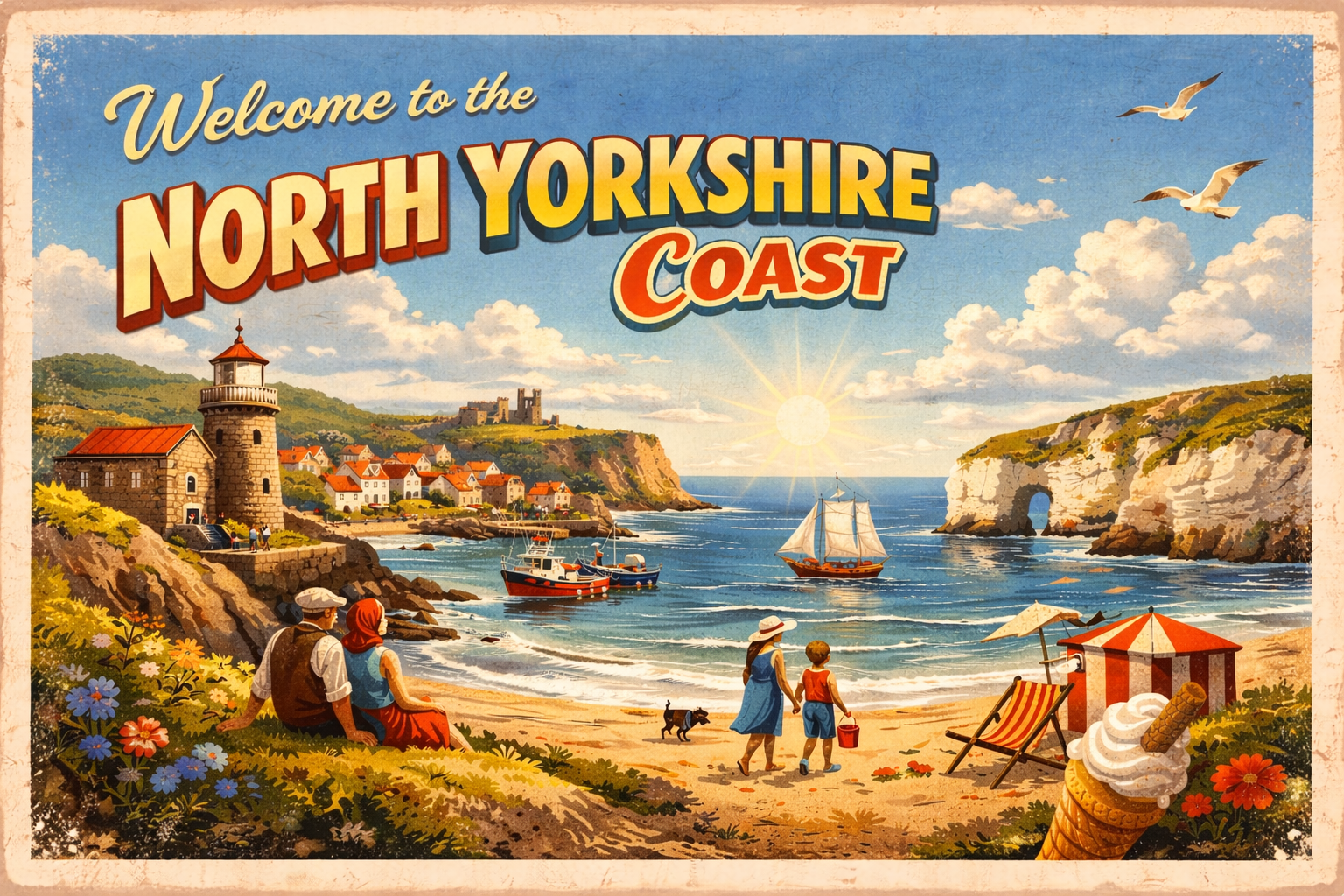 North Yorkshire Postcard