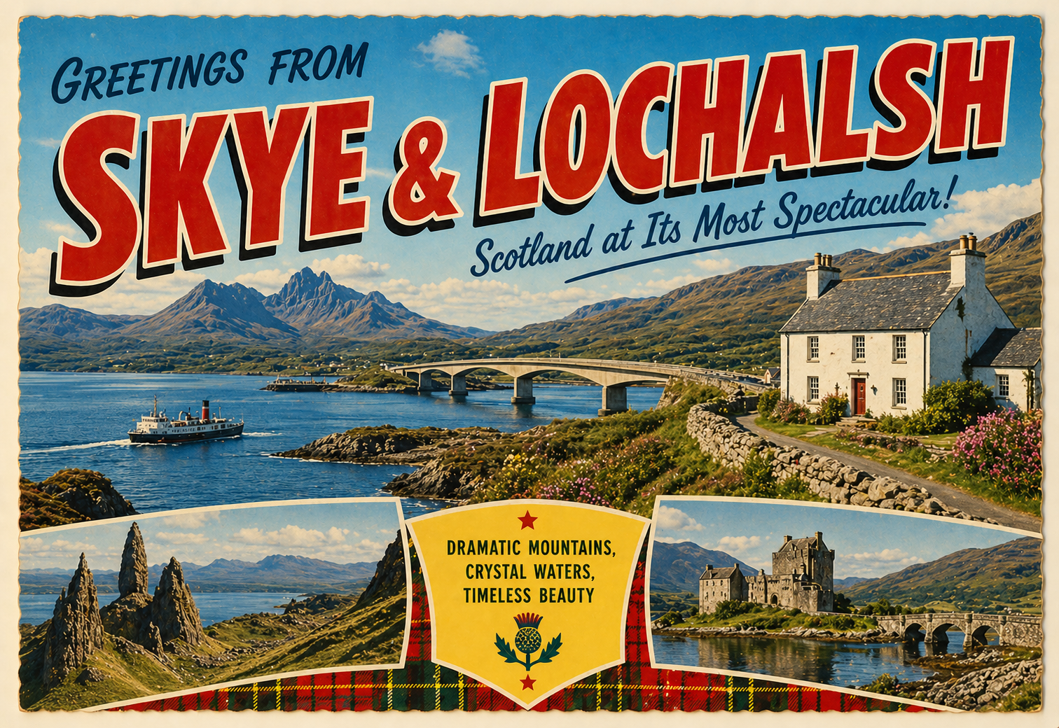 Skye Lochalsh Postcard