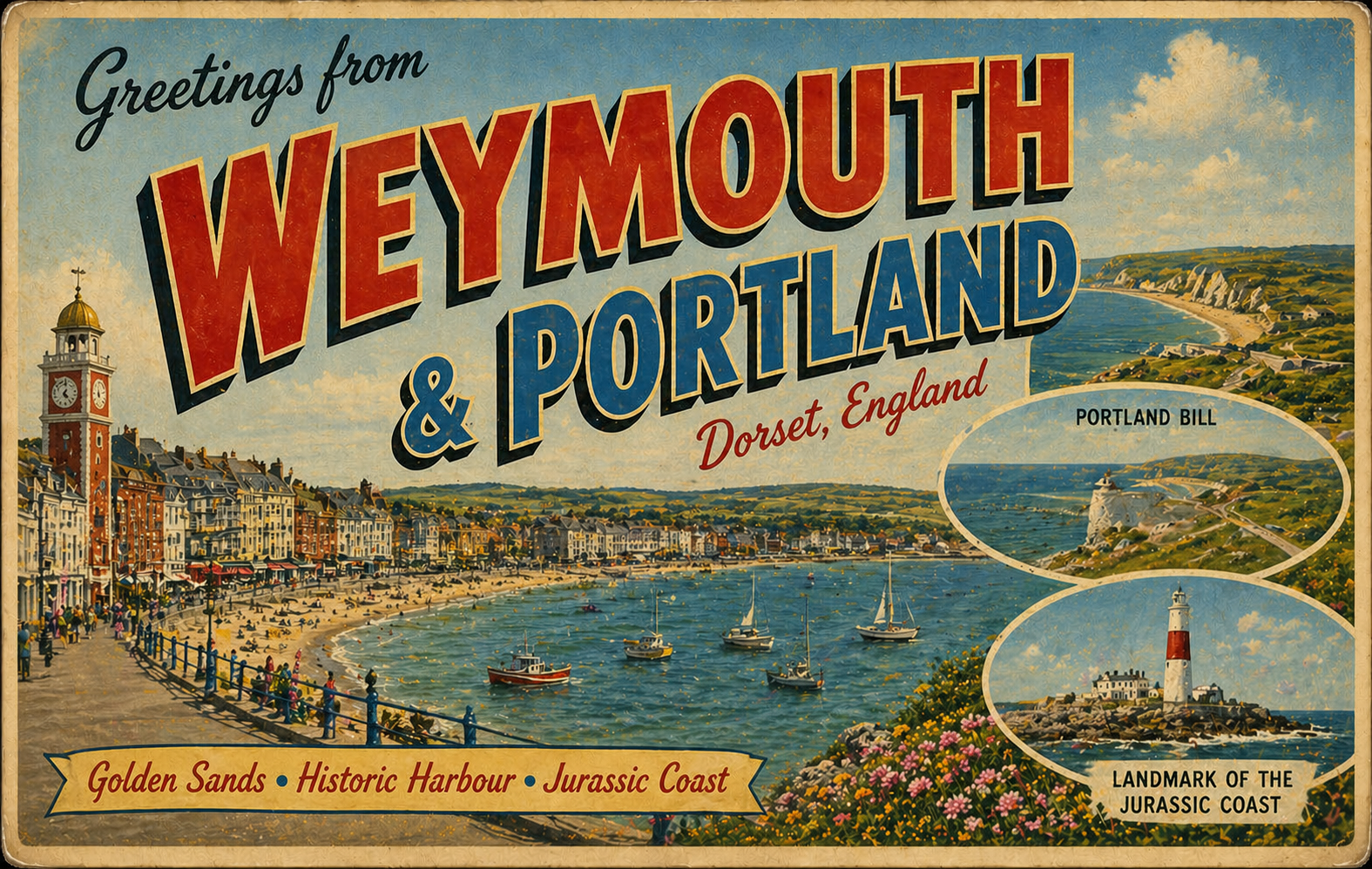 Weymouth & Portland Postcard