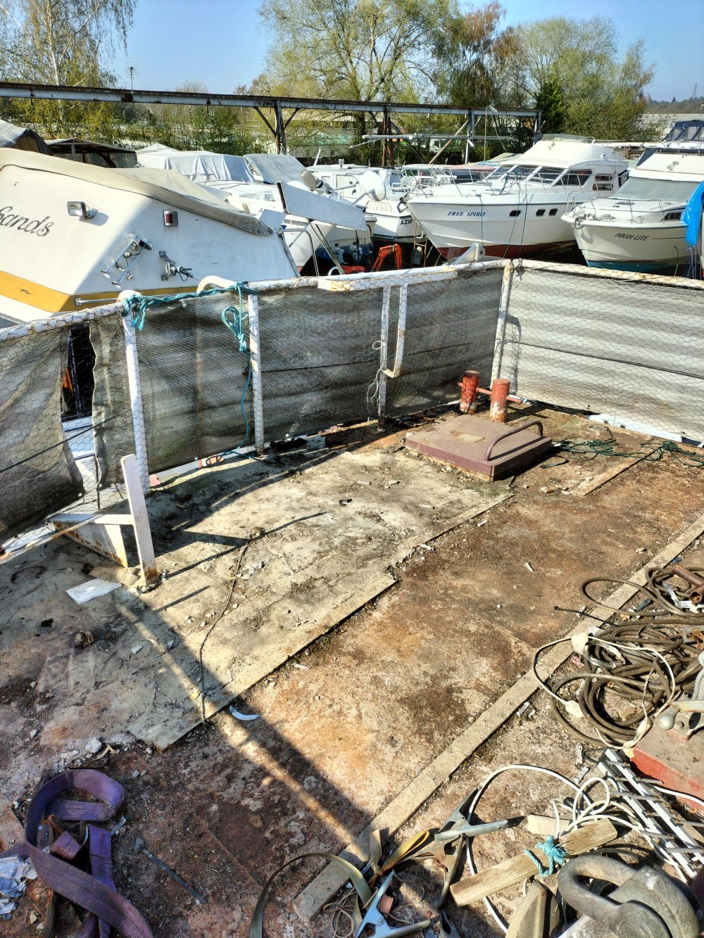 And then there was the stern deck.