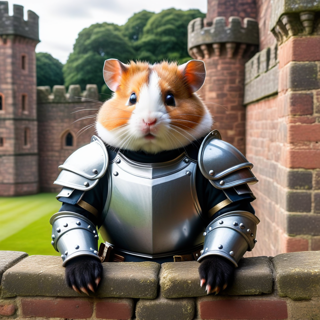 PedroInArmourOnBattlements.png