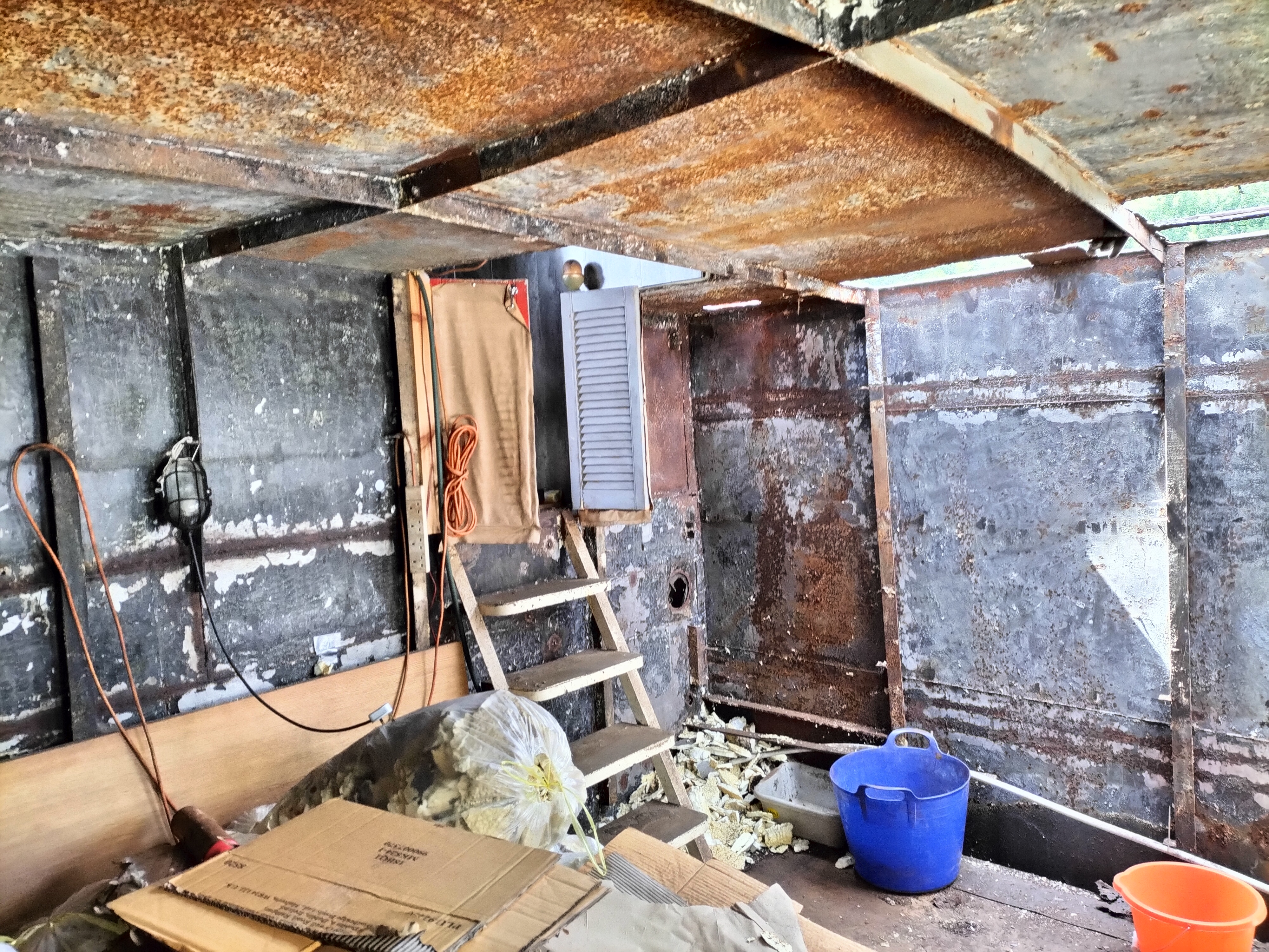 Cabin in restoration